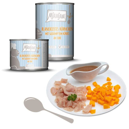 '- premium wet food for cats - Trial package I - with sauce, pack of 6 (6 x 380 g), grain-free with extra meat