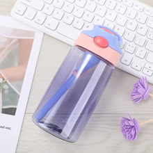 (PURPLE) Leakproof & Durable 480ml Cartoon Water Bottle