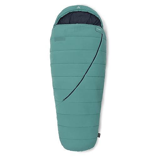 Qeedo Buddy XL large sleeping bag, mummy, extra wide and long, 240x100cm - green
