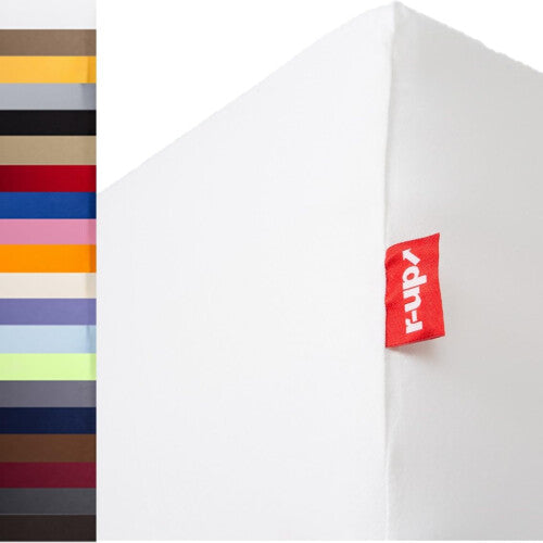 r-up Best Fitted Sheet Double Pack 200 x 220 - 220 x 240 to 35 cm Height Many Colours 95% Cotton / 5% Elastane 230 g/m² Oeko-Tex Stress