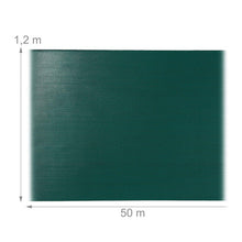 Relaxdays Fence Netting, Privacy Shield for Fences & Railing, HDPE Net, UV-Resistant, Weatherproof, 1.2 x 50 m, Green