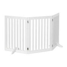 Relaxdays Wooden Safety Barrier, Adjustable Gate for Dogs & Children, Fireplace & Oven, MDF, 3 Panels, 70x154cm, White, Boards, One Item