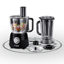 Russell Hobbs Desire Electric Food Processor, Bowl with 1.5L usable capacity, 1.5L Plastic jug, Stainless steel blades,  inc, 600W, 24732