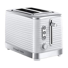 Russell Hobbs Inspire 2 Slice Toaster (Extra wide slots, High lift feature, 6 Browning levels, Frozen/Cancel/Reheat function 1050W,) 24370
