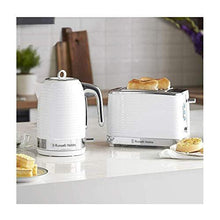 Russell Hobbs Inspire 2 Slice Toaster (Extra wide slots, High lift feature, 6 Browning levels, Frozen/Cancel/Reheat function 1050W,) 24370