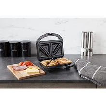 Russell Hobbs Sandwich Toaster/Toastie Maker – Makes 2 Toasties, Cuts and seals, Non-stick easy clean plates, Verticle storage, 760W, 24520
