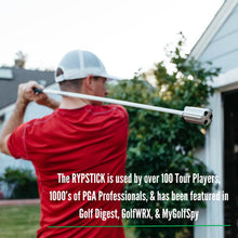 Rypstick | Golf Distance Trainer Speed Device and Warmup Aid (Men's White 45