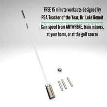 Rypstick | Golf Distance Trainer Speed Device and Warmup Aid (Men's White 45
