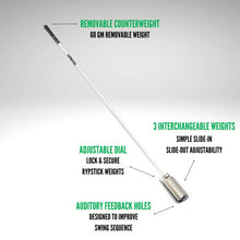 Rypstick | Golf Distance Trainer Speed Device and Warmup Aid (Men's White 45
