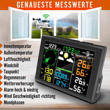 Sainlogic Wireless Weather Station with Outdoor Sensor, 10-in-1 Wireless Weather Station with Weather Forecast,Temperature