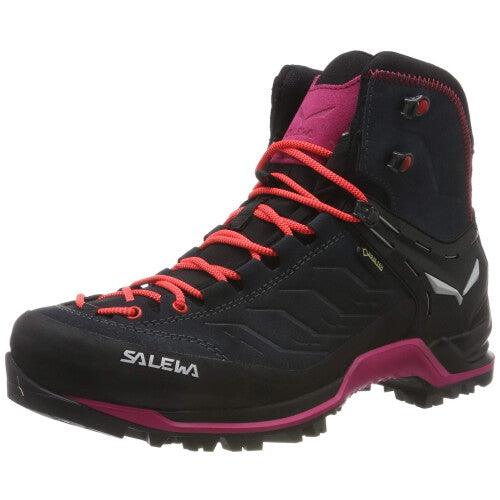 SALEWA Ws Mtn Trainer Mid Gtx, Asphalt/Sangria, 7.5, FEMALE