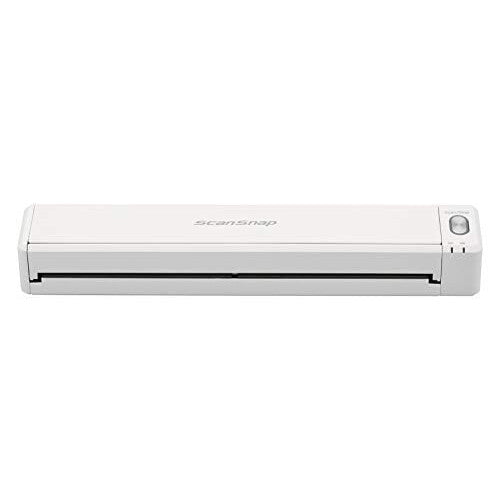 ScanSnap iX100 White - Portable Document Scanner - Rechargeable Wireless A4 Scanner with Wifi and USB