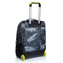 Seven Rolling backpack, FLY STARS Wheeled Book Bag, 2 in 1, Backpack + Trolley, for Teen, Girls&Boys, For School, Sport