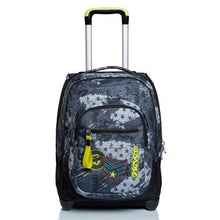 Seven Rolling backpack, FLY STARS Wheeled Book Bag, 2 in 1, Backpack + Trolley, for Teen, Girls&Boys, For School, Sport