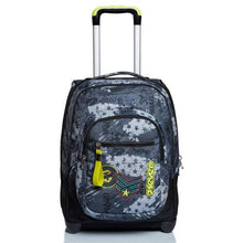 Seven Rolling backpack, FLY STARS Wheeled Book Bag, 2 in 1, Backpack + Trolley, for Teen, Girls&Boys, For School, Sport