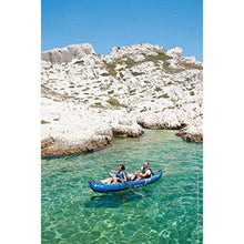 Sevylor inflatable canoe Adventure Kit - robust 2 person folding kayak incl. 2 paddles, foot pump, 314 x 88 cm