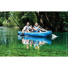 Sevylor inflatable canoe Adventure Kit - robust 2 person folding kayak incl. 2 paddles, foot pump, 314 x 88 cm