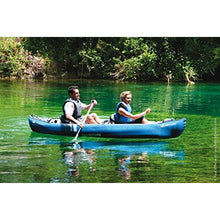 Sevylor inflatable canoe Adventure Kit - robust 2 person folding kayak incl. 2 paddles, foot pump, 314 x 88 cm