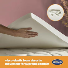 Silentnight Impress Memory Foam - 5cm Thick Luxury Orthopedic Mattress Topper for Back and Neck Pain  - Small Double, White (549516GE)