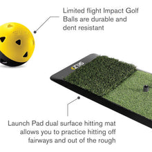 SKLZ Unisex's Home Driving Range Kit with Net, Golf Balls, Launch Pad, and Tees, Black/Yellow, 1 Size