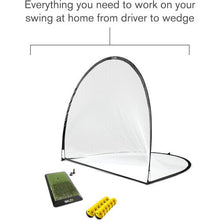 SKLZ Unisex's Home Driving Range Kit with Net, Golf Balls, Launch Pad, and Tees, Black/Yellow, 1 Size