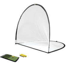 SKLZ Unisex's Home Driving Range Kit with Net, Golf Balls, Launch Pad, and Tees, Black/Yellow, 1 Size