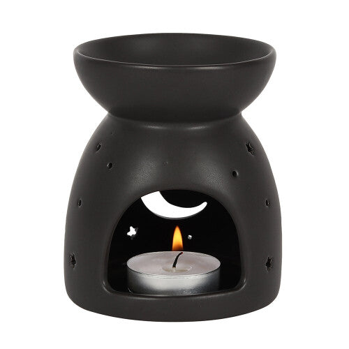 Something Different Mystical Moon Cut Out Oil Burner