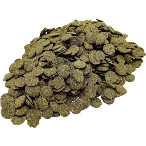 '- Spirulina Algae Wafers - 15 mm Sinking Wafer - For all Bottom-Feeding Fish and Crustaceans - Rich in Fiber - Immune Support - Enhance Colour and