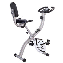SportPlus Foldable Exercise Bike, Foldable with Backrest, Pulse Measurement, Training Programs, 24 Resistance Levels, Quiet and Maintenance-Free