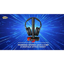Trevi FRS 1480 R Wireless Rechargeable Cordless Headphone Set for TV & Hi-Fi Systems
