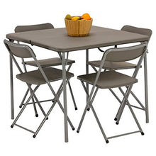 Vango Woodland Portable Picnic Table Set, Collapsible Camping Table, Folding Table and 2 Chair Set, Camping Equipment, Garden Furniture