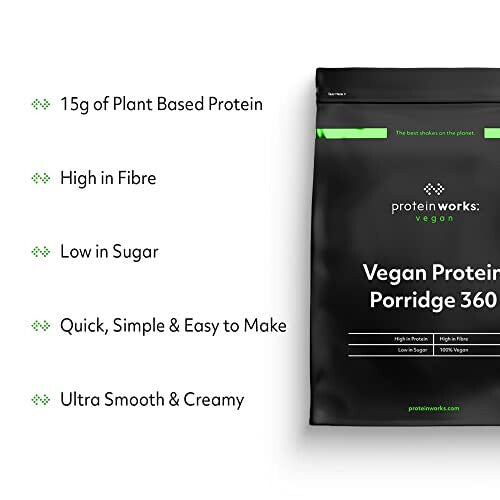 '- Vegan Protein Porridge 360 | High Protein Breakfast | Plant-Based | Original | 900g