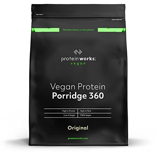 '- Vegan Protein Porridge 360 | High Protein Breakfast | Plant-Based | Original | 900g