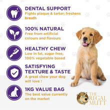 '- Vegetable Dog Chews - Mixed Shape Variety Pack (Small - 1kg Bag)