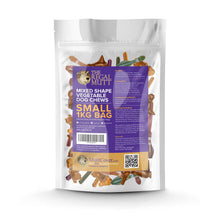 '- Vegetable Dog Chews - Mixed Shape Variety Pack (Small - 1kg Bag)