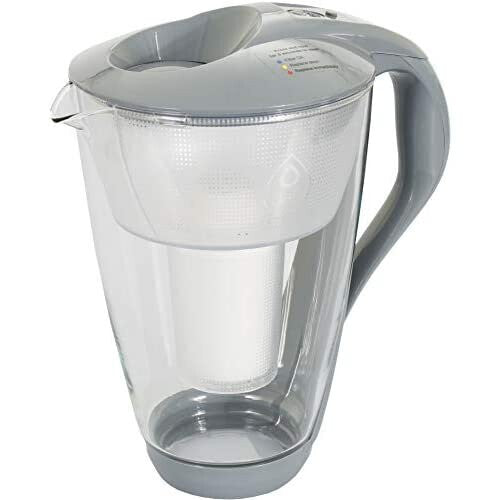 Water Filter Glass Jug Dafi Crystal Classic 2.0L with Free Filter Cartridge - Graphite