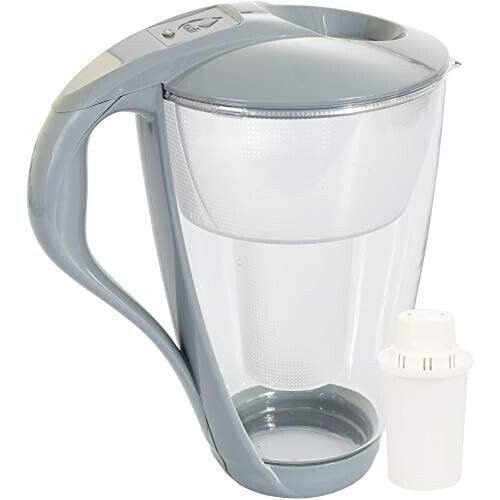 Water Filter Glass Jug Dafi Crystal Classic 2.0L with Free Filter Cartridge - Graphite