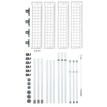 WENKO 50611100 Telescopic clothes rack system Herkules Duo - adjustable organisation system, coat rack system, Steel, 164-215 x 165-300 x 38 cm, White
