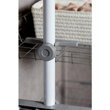 WENKO 50611100 Telescopic clothes rack system Herkules Duo - adjustable organisation system, coat rack system, Steel, 164-215 x 165-300 x 38 cm, White