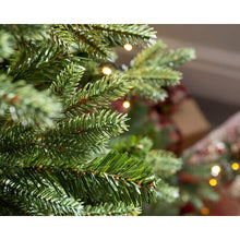 WeRChristmas Norway Spruce Potted Christmas Tree with 190 Chasing Warm LED Lights, Multi-Colour, 5 feet/1.5m