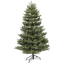 WeRChristmas Pre-Lit Craford Christmas Tree with Pinecones & 500 Chasing Warm LED Lights, 7 feet/2.1m