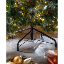 WeRChristmas Pre-Lit Scandinavian Blue Spruce Christmas Tree with 200 Chasing Warm LED Lights, 5 feet/1.5m