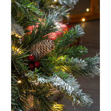 WeRChristmas Pre-Lit Scandinavian Blue Spruce Christmas Tree with 200 Chasing Warm LED Lights, 5 feet/1.5m
