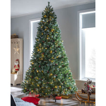 WeRChristmas Pre-Lit Scandinavian Blue Spruce Christmas Tree with 200 Chasing Warm LED Lights, 5 feet/1.5m
