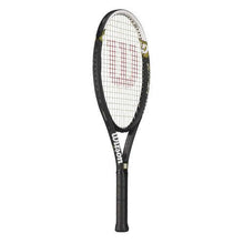 Wilson Hyper Hammer 5.3 Strung Tennis Racket (Black/White, 4 1/8)