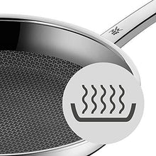 WMF Frying Pan Coated Ø 28 cm Black Profi Resist Stainless Steel Handle Multilayer Material with Honeycomb Structure Suitable