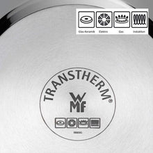 WMF Frying Pan Coated Ø 28 cm Black Profi Resist Stainless Steel Handle Multilayer Material with Honeycomb Structure Suitable